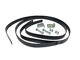 Кріплення циліндричного балона 0,70х20x1300 мм (куточок 2 шт,болт 4 шт,стрічка в обплетенні 2 шт)