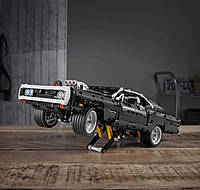 Конструктор машинка Technic Dodge Charger Домініка Торетто 1077 деталей Маштаб 1:10 Додж Чарджер чорний