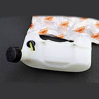 Бак паливний 1E40F-1E44F (кріплення на 2 отвори, горловина бокова довга) (Noker)