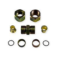 Аварійне з'єднання метал розбірний прямий 16x16