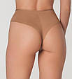 Трусики жіночі La Vivas 10207 безшовні з мікрофібри, колір Пісочний, розмір M, фото 2