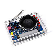 Радіоконструктор FM-радіо (2025) з OLED-дисплеєм - ідеальний комплект для пайки та навчання, фото 2