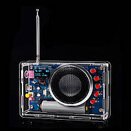 Радіоконструктор FM-радіо (2025) з OLED-дисплеєм - ідеальний комплект для пайки та навчання, фото 5