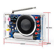 Радіоконструктор FM-радіо (2025) з OLED-дисплеєм - ідеальний комплект для пайки та навчання, фото 7