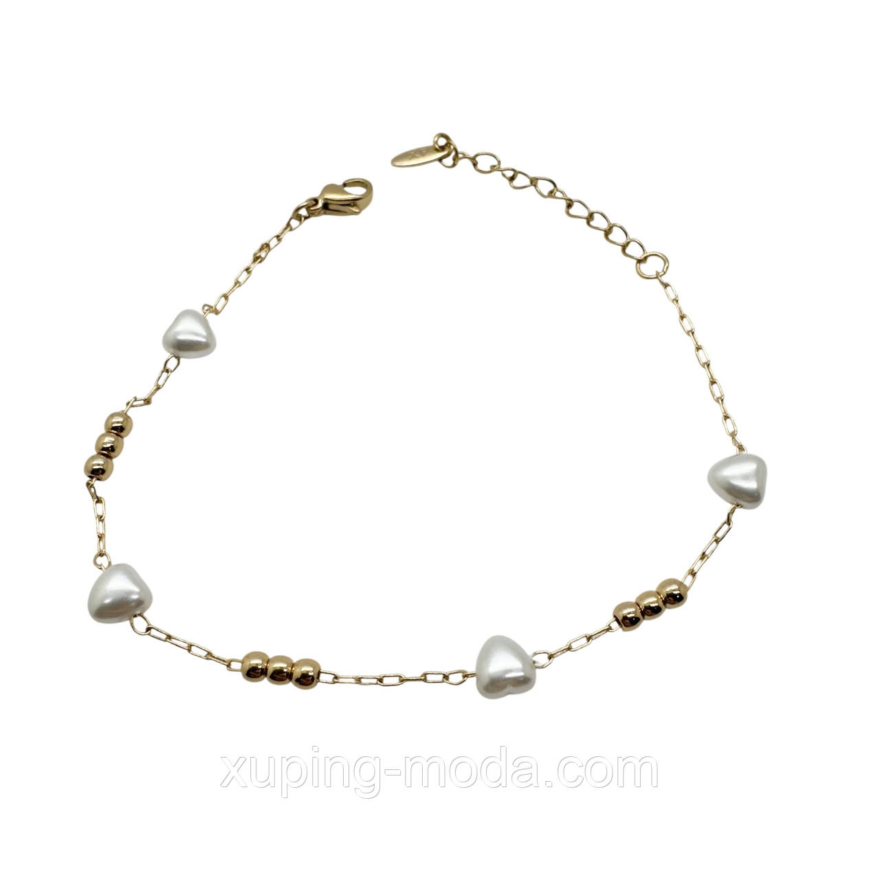 17+3 см. Браслет жіночий оптом ксюпінг 18к, фото 1