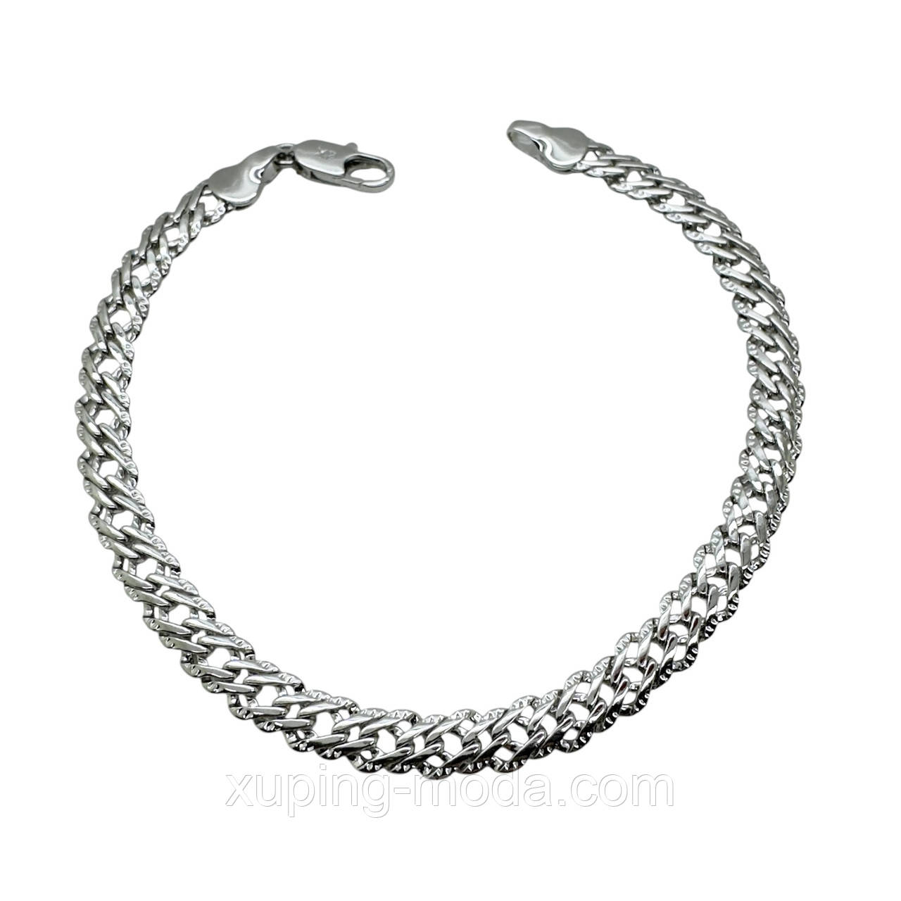 19 см. Браслет жіночий оптом ксюпінг родій, фото 1