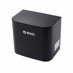 Електро сушарка для рук настінна Rixo Solido H07B, потужність 1420Вт сушарки для рук чорного кольору