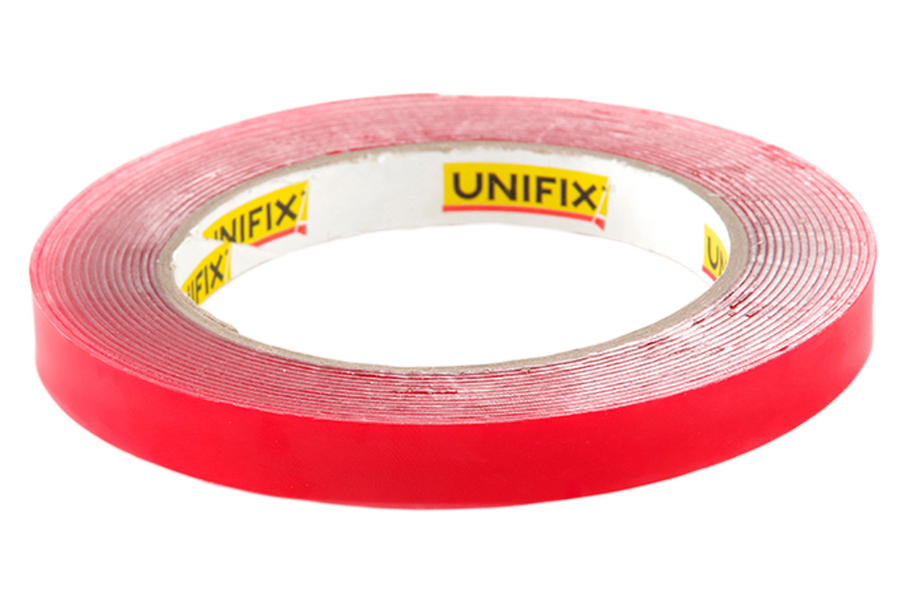 Стрічка двостороння Unifix 1 x 12мм x 5м піноакрил (PA-1125), фото 1