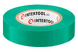 Стрічка ізоляційна Intertool 15 м x 17 x 0.15 мм зелена (IT-0041) (10 шт.), фото 2