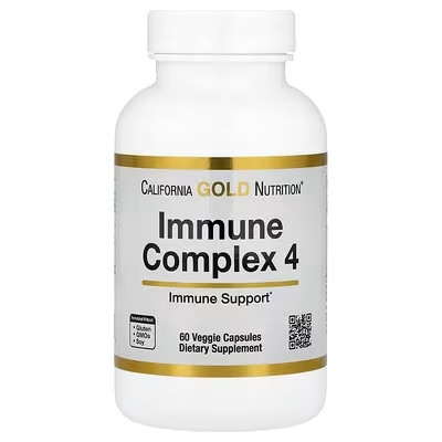 Immune 4 (Імун 4) Підсилення імунітету 60 капс California Gold Nutrition (USA), фото 1