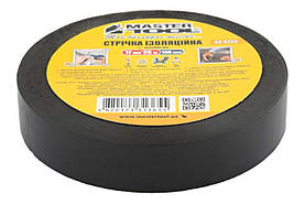 Стрічка ізоляційна Mastertool 25м x 17 x 0.15мм чорна (44-9125) (5 шт.)