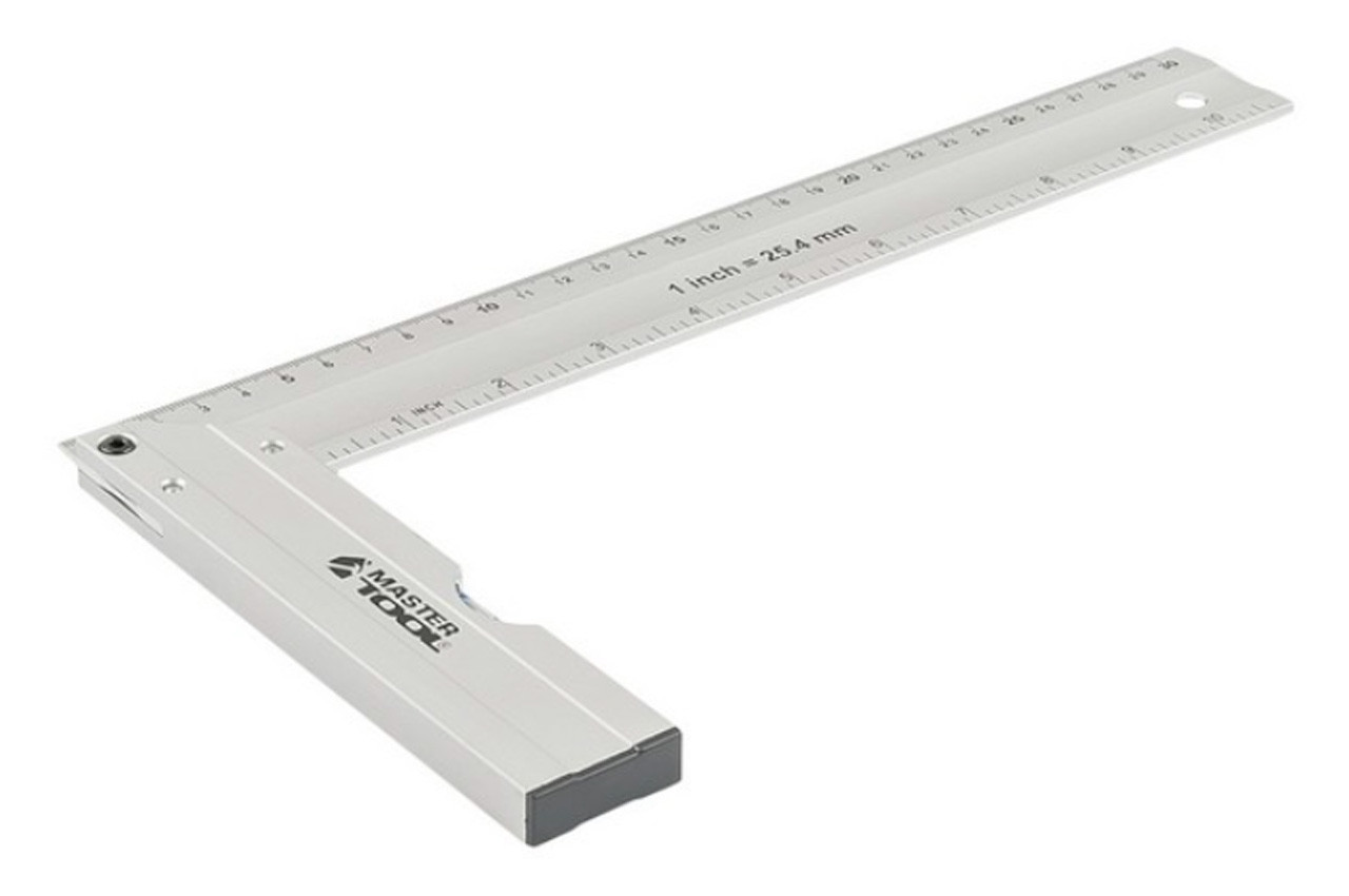 Кутник Mastertool 300 мм з капсулою алюмінієвий (30-4300), фото 1