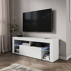 Тумба під телевізор з підсвіткою 140 см, сучасна тумбочка під TV з LED-підсвіткою від виробника