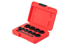 Набір екстракторів для гвинтів та гайок Intertool 10шт (SD-8007)