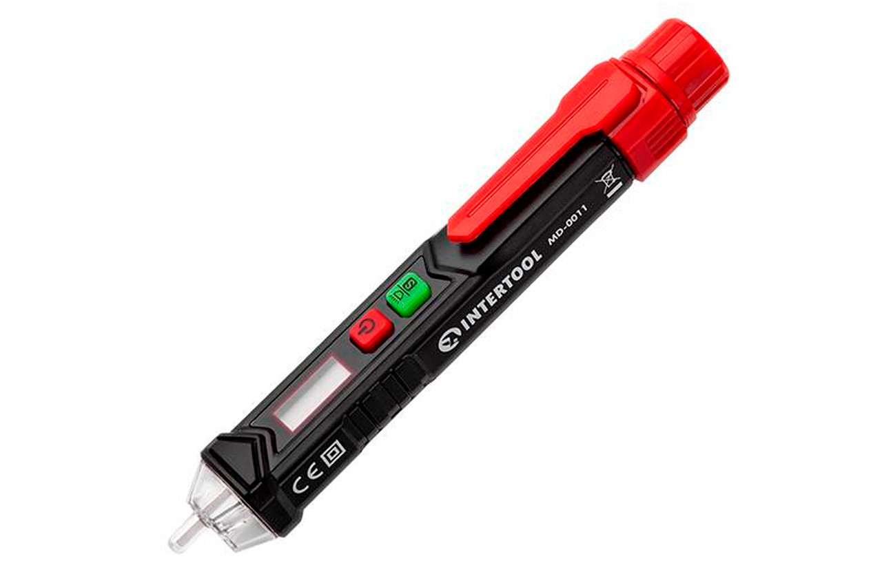 Тестер напруги безконтактний Intertool 12-1000В LED (MD-0011), фото 1
