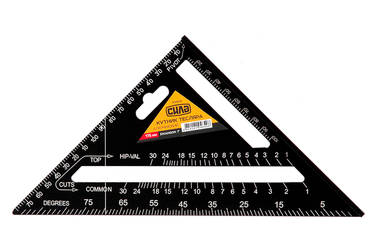 Кутник тесляра Сила 175мм Swanson (500834), фото 1