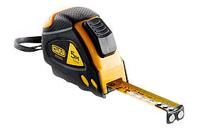 Рулетка Сила 5м x 19мм супер-магніт гумова автостоп (500292)