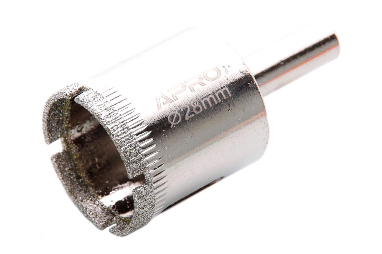 Свердло по склу та кераміці трубчасте Apro 28 мм (830325), фото 1