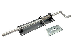 Засув KS-UKR "Полімер" ручка на пружині 16х270 (s4034)