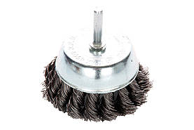 Щітка торцева Apro 75 мм x 6 мм плетені (830409)