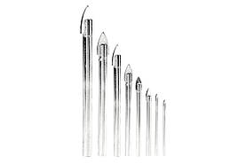 Набір свердел по склу та кераміці Granite 4 x 5 x 6 x 8 x 10 x 12 мм (8 шт.) (2-01-008)