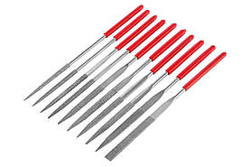 Набір надфілів Intertool 140мм алмазні (10шт) (HT-3701)