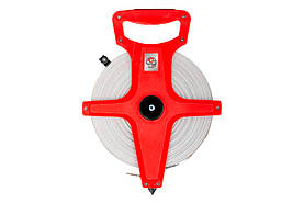 Рулетка Intertool 100м x 13мм геодезична (MT-0760)