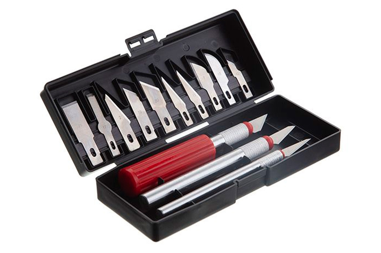 Набір скальпелів Intertool 13 од. (HT-0525), фото 1