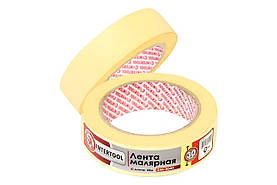 Стрічка малярська Intertool 30 мм х 40 м жовта (DM-3040) (8 шт.)