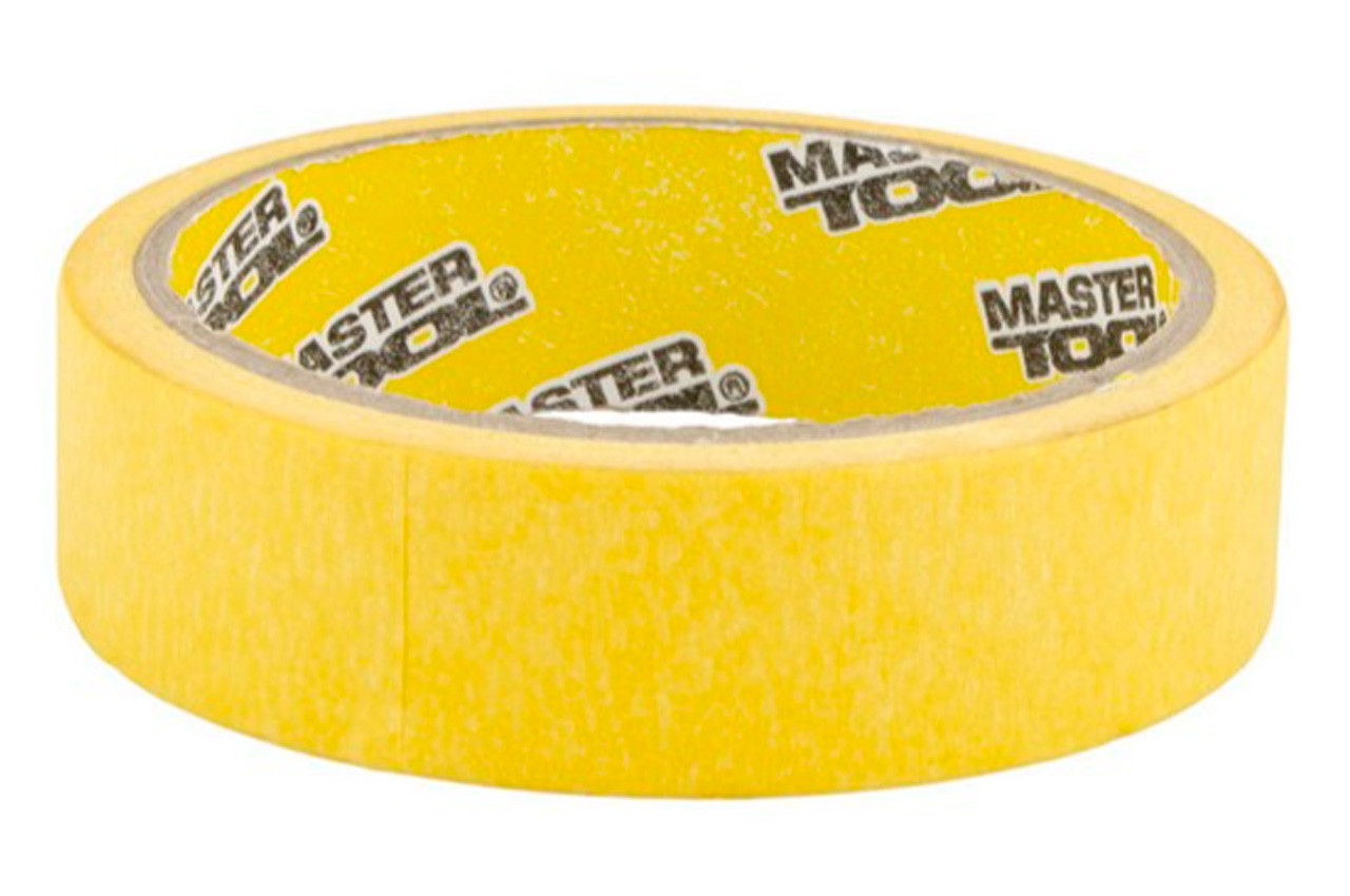 Стрічка малярська Mastertool 25 мм х 20 м жовта (79-9901) (11 шт.), фото 1