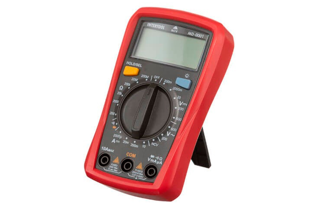 Мультиметр цифровий Intertool CAT II-300В x CAT I-600В (MD-0001), фото 1
