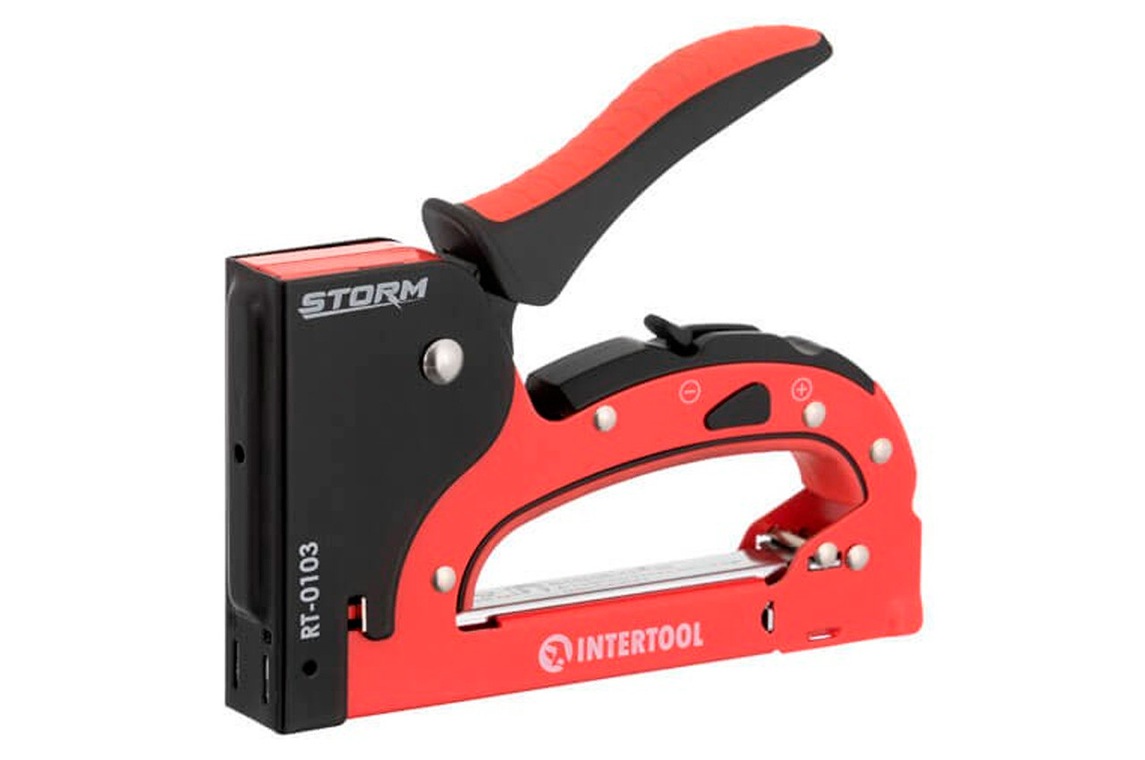 Степлер Intertool 4-14 мм Storm (RT-0103), фото 1