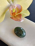 Камінь без оправи смарагд овал. Натуральний кабошон зі смарагду. Розмір 20*15*7,5 мм., фото 5