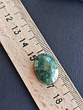 Камінь без оправи смарагд овал. Натуральний кабошон зі смарагду. Розмір 20*15*7,5 мм., фото 9