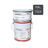 Епоксидна фарба для бетонної підлоги Teknobond 600, 5 кг, графітово-сірий колір (RAL 7024)