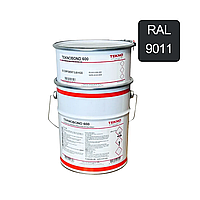 Епоксидна фарба для бетонної підлоги Teknobond 600, 5 кг, чорний колір (RAL 9011)