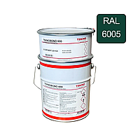 Епоксидна фарба для бетонної підлоги Teknobond 600, 5 кг, зелений мох колір (RAL 6005)