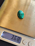 Камінь без оправи смарагд овал. Натуральний кабошон зі смарагду. Розмір 20*15.5*17 мм., фото 6