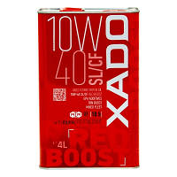 Моторна напівсинтетична олива XADO Atomic Oil 10W-40 SL/CF RED BOOST ХА 26244