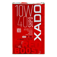 Моторна напівсинтетична олива XADO Atomic Oil 10W-40 SHPD (SL/CI-4) RED BOOST  ХА 26249 4л
