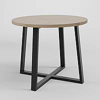 Стіл обідній лофт Неман ПРОУН D800 Дуб кремону торро/Чорний