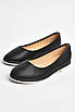 Балетки дитячі для дівчинки чорного кольору 204308T Безкоштовна доставка, фото 2
