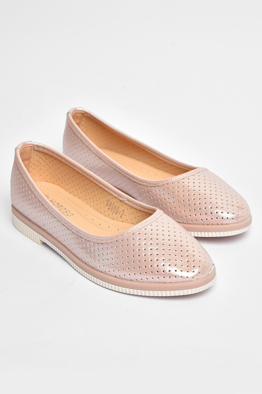 Балетки дитячі для дівчинки рожевого кольору 204309T Безкоштовна доставка, фото 1
