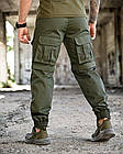 Літні тактичні штани шорти джогери MINISTERIUM олива ПП7807, фото 3
