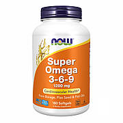 Софт гелеві капсули Super Omega 3-6-9 1200 mg - 180 sgels (2022-10-0069)