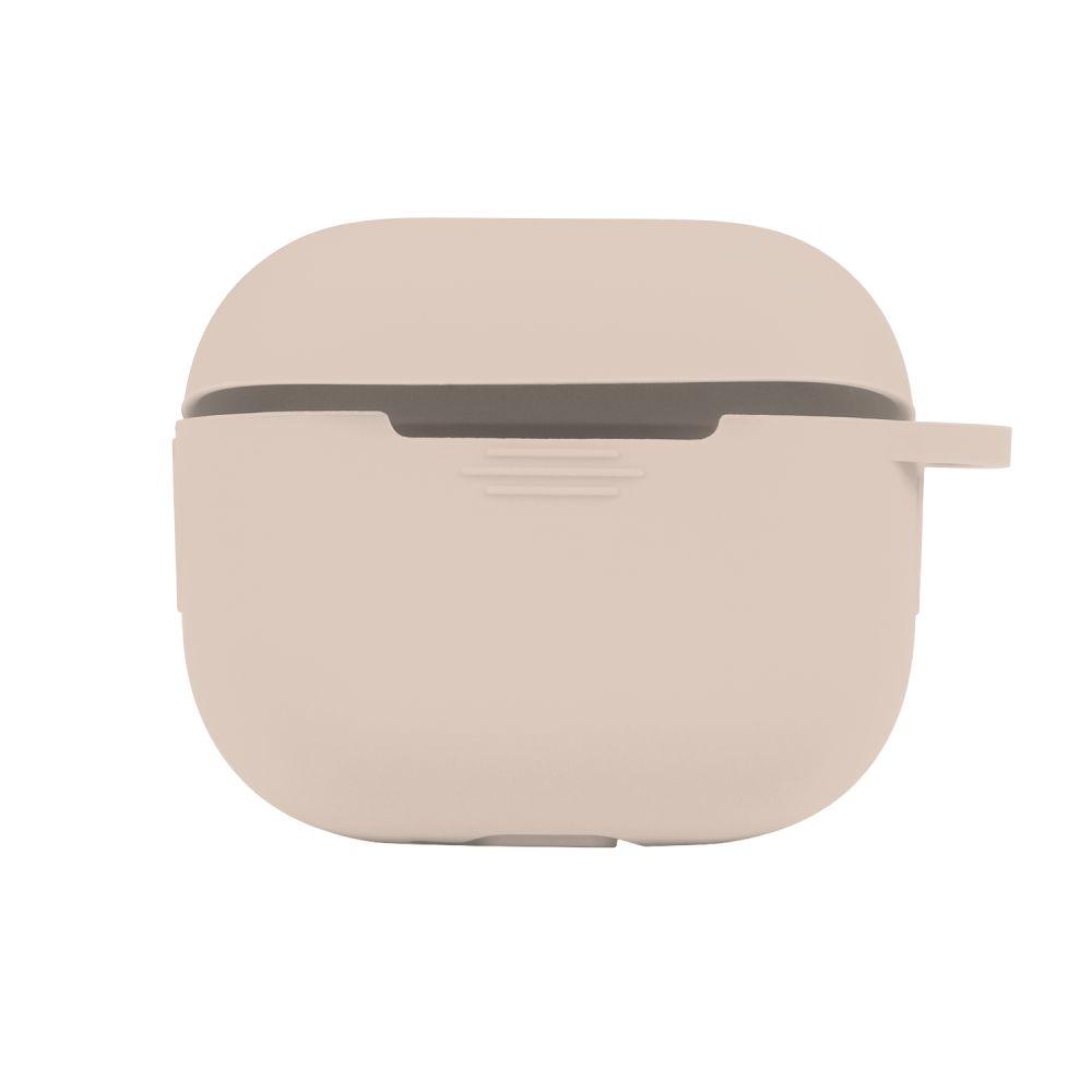 Чохол-футляр для навушників Silicone Case with hook для Airpods 4, Pink sand, фото 1