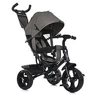 Дитячий триколісний велосипед Turbo Trike MT 1005-13, з поворотним сидінням і батьківською ручкою,