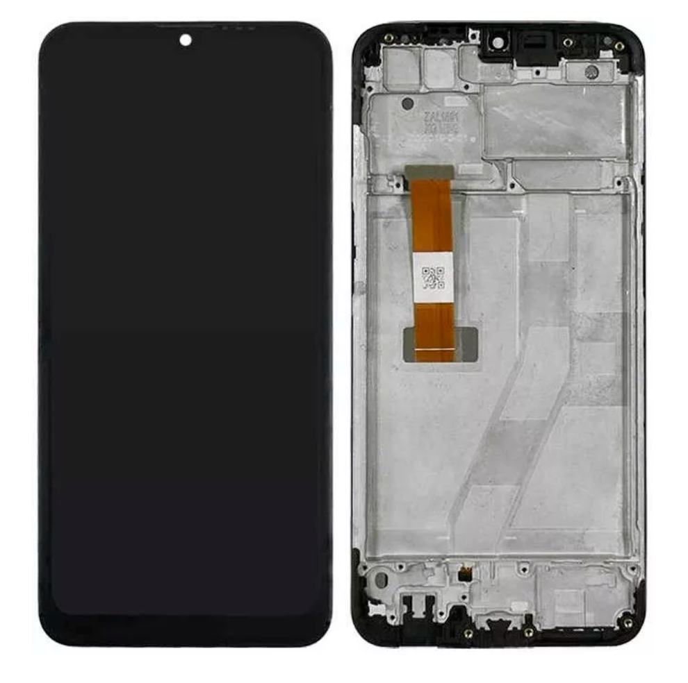 Дисплей Realme C2 / A1k чорний Екран з сенсором (модуль) + рамка - фото 1 - id-p2678513764