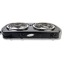 Плита настільна Електрична Леміра ЕПТ2-Т 2000 Вт, настільна, 2 конфорки, вузький тен, для дому та дачі