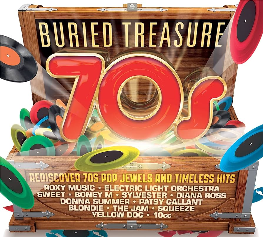 Various Artists – Buried Treasure: The 70s (3cd, Box Set) (2000) (CD Audio)
